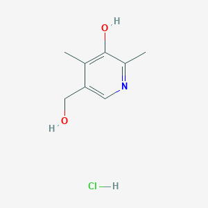 molecular formula C8H12ClNO2 B128603 4-脱氧吡哆醇盐酸盐 CAS No. 148-51-6