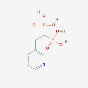 molecular formula C7H11NO6P2 B128604 Deoxy Risedronic Acid CAS No. 75755-10-1