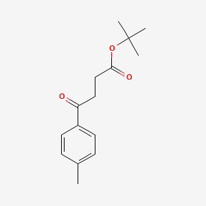 molecular formula C15H20O3 B12860415 tert-Butyl 4-oxo-4-(p-tolyl)butanoate 