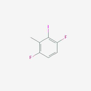 molecular formula C7H5F2I B12860451 3,6-Difluoro-2-iodotoluene 