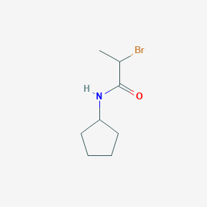 2-bromo-N-cyclopentylpropanamide