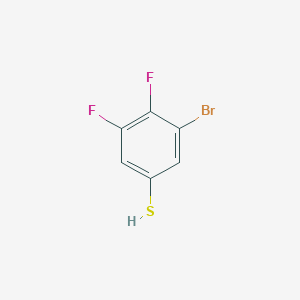 molecular formula C6H3BrF2S B12860470 3-Bromo-4,5-difluorobenzenethiol 
