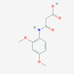 molecular formula C11H13NO5 B1286050 3-[(2,4-Dimethoxyphenyl)amino]-3-oxopropanoic acid CAS No. 38989-32-1