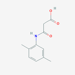 molecular formula C11H13NO3 B1286051 3-[(2,5-Dimethylphenyl)amino]-3-oxopropanoic acid CAS No. 6850-98-2