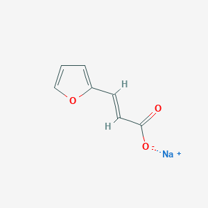 molecular formula C7H5NaO3 B12860550 Sodium 3-(furan-2-yl)acrylate 
