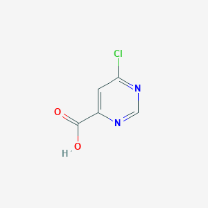 molecular formula C5H3ClN2O2 B1286092 6-Chloro-4-pyrimidinecarboxylic acid CAS No. 37131-91-2
