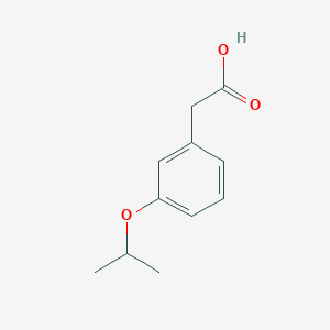 molecular formula C11H14O3 B1286096 2-(3-Isopropoxyphenyl)acetic acid CAS No. 146031-94-9