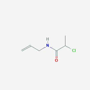 molecular formula C6H10ClNO B012861 N-allyl-2-chloropropanamide CAS No. 106593-37-7
