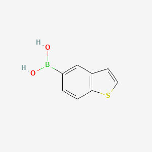 molecular formula C8H7BO2S B1286105 5-Benzothiopheneboronic acid CAS No. 845872-49-3