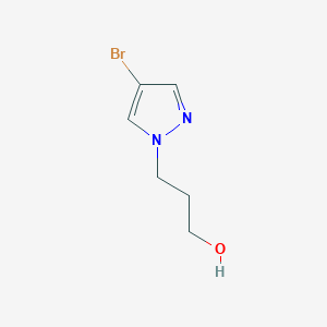 molecular formula C6H9BrN2O B1286117 4-Bromo-1-(3-hydroxypropyl)pyrazole CAS No. 925180-06-9