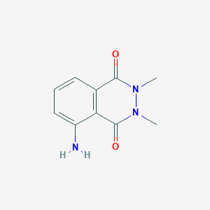 molecular formula C10H11N3O2 B1286133 5-Amino-2,3-dimethyl-2,3-dihydrophthalazine-1,4-dione CAS No. 873967-42-1