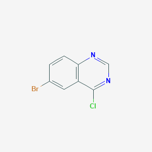 molecular formula C8H4BrClN2 B1286153 6-Bromo-4-chloroquinazoline CAS No. 38267-96-8