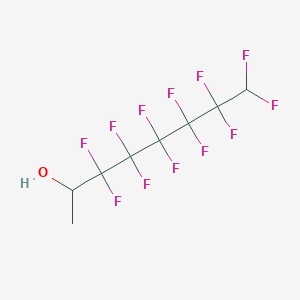 molecular formula C8H6F12O B128616 3,3,4,4,5,5,6,6,7,7,8,8-Dodecafluoro-2-octanol CAS No. 156122-84-8