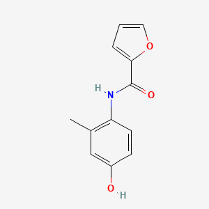 molecular formula C12H11NO3 B12861906 N-(4-hydroxy-2-methylphenyl)furan-2-carboxamide CAS No. 791832-37-6