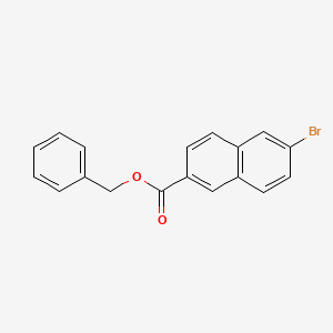 molecular formula C18H13BrO2 B1286197 Benzyl 6-bromo-2-naphthoate CAS No. 170737-54-9