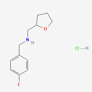 (4-Fluorobenzyl)(tetrahydro-2-furanylmethyl)amine hydrochloride