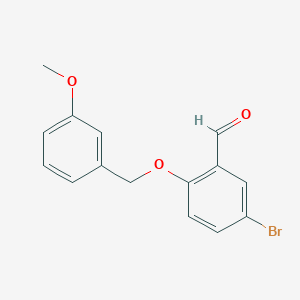 5-Bromo-2-[(3-methoxybenzyl)oxy]benzaldehyde