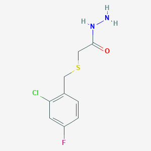 2-[(2-Chloro-4-fluorobenzyl)thio]acetohydrazide