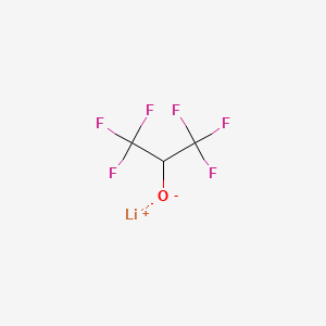 molecular formula C3HF6LiO B12862475 Lithium 1,1,1,3,3,3-hexafluoropropan-2-olate 
