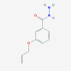 molecular formula C10H12N2O2 B1286253 3-(Allyloxy)benzohydrazide CAS No. 725702-60-3
