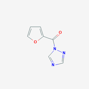 molecular formula C7H5N3O2 B12862536 Furan-2-yl(1H-1,2,4-triazol-1-yl)methanone CAS No. 94145-02-5