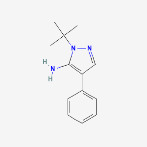1-Tert-butyl-4-phenyl-1H-pyrazol-5-amine