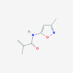 molecular formula C8H10N2O2 B12862627 N-(3-Methylisoxazol-5-yl)methacrylamide 