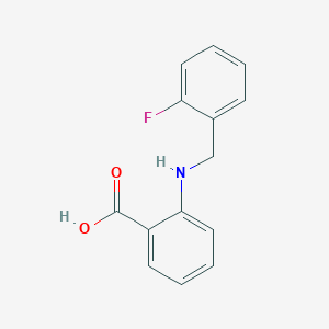 2-[(2-Fluorobenzyl)amino]benzoic acid