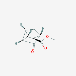molecular formula C9H10O3 B12862678 Methyl (1R,2S,3S,4S,6R)-rel-5-Oxotricyclo[2.2.1.02,6]heptane-3-carboxylate 