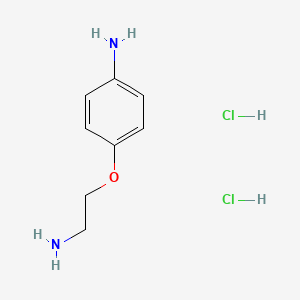 molecular formula C8H14Cl2N2O B1286272 4-(2-Aminoethoxy)aniline dihydrochloride CAS No. 1158411-43-8
