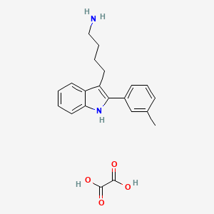 4-[2-(3-methylphenyl)-1H-indol-3-yl]-1-butanamine oxalate