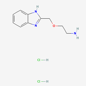 2-((1H-Benzo[d]imidazol-2-yl)methoxy)ethanamine dihydrochloride