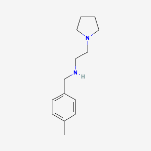 molecular formula C14H22N2 B12862766 N-(4-methylbenzyl)-2-(pyrrolidin-1-yl)ethanamine 