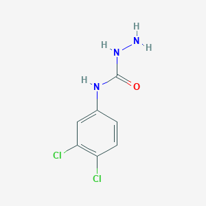molecular formula C7H7Cl2N3O B12862779 N-(3,4-Dichlorophenyl)hydrazinecarboxamide CAS No. 19375-63-4