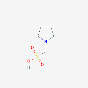molecular formula C5H11NO3S B12862813 Pyrrolidin-1-ylmethanesulfonic Acid CAS No. 776265-88-4