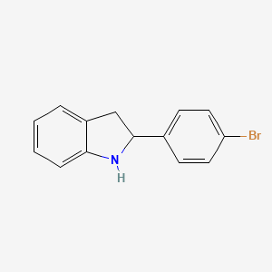 2-(4-Bromophenyl)indoline