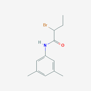 molecular formula C12H16BrNO B12862874 2-Bromo-N-(3,5-dimethyl-phenyl)-butyramide CAS No. 924969-59-5