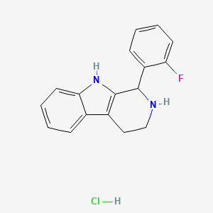 1-(2-Fluorophenyl)-2,3,4,9-tetrahydro-1h-b-carboline, HCl
