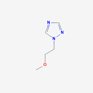 molecular formula C5H9N3O B012863 1-(2-Methoxyethyl)-1,2,4-triazole CAS No. 106535-15-3