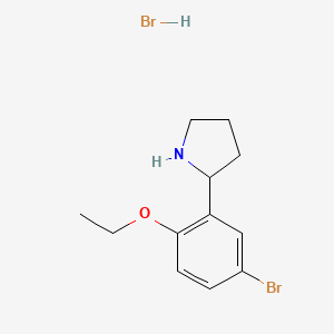 2-(5-Bromo-2-ethoxyphenyl)pyrrolidine hydrobromide