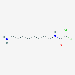 molecular formula C10H20Cl2N2O B12863021 N-(8-aminooctyl)-2,2-dichloroacetamide 
