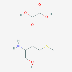 molecular formula C7H15NO5S B1286306 2-Amino-4-(methylthio)butan-1-OL oxalate 