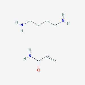molecular formula C7H17N3O B128631 butane-1,4-diamine;prop-2-enamide CAS No. 148832-08-0