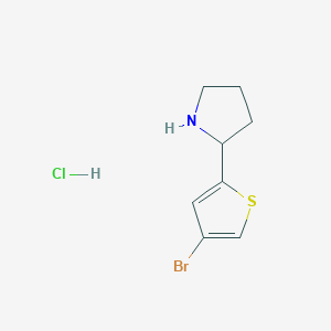 2-(4-Bromo-2-thienyl)pyrrolidine hydrochloride