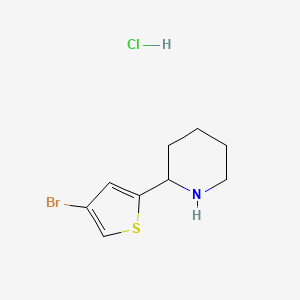 2-(4-Bromothiophen-2-yl)piperidine hydrochloride