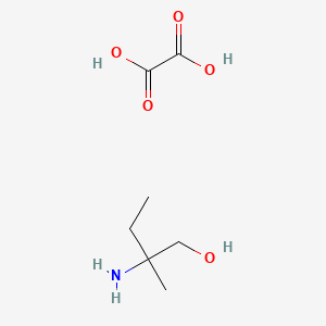 molecular formula C7H15NO5 B1286319 2-Amino-2-methylbutan-1-OL oxalate 