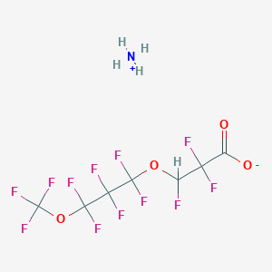 molecular formula C7H5F12NO4 B12863216 Ammonium 4,8-dioxa-3H-perfluorononanoate CAS No. 958445-44-8
