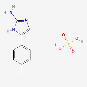 5-(4-methylphenyl)-1H-imidazol-2-amine sulphate (2:1)