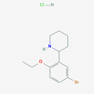 2-(5-Bromo-2-ethoxyphenyl)piperidine hydrochloride