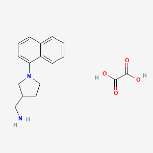 1-[1-(1-Naphthyl)pyrrolidin-3-yl]methanamine oxalate
